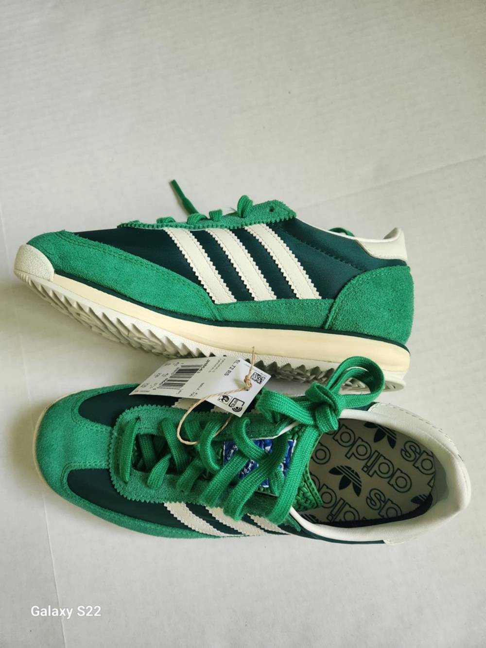 Adidas SL 72 RS Shoes Green & White M 5